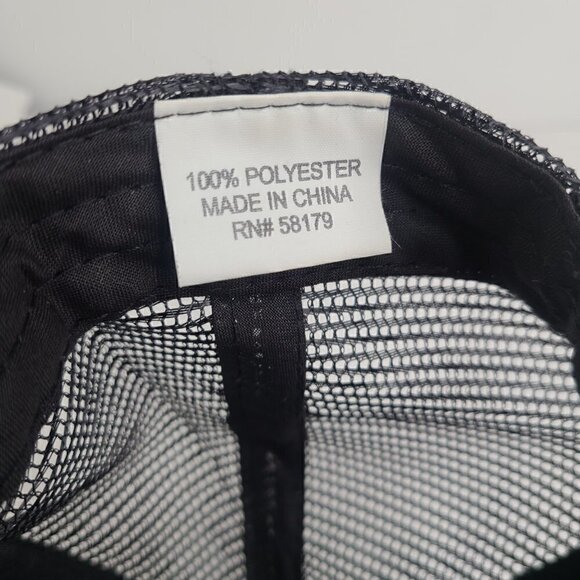 Alpha Sig Black Neon Green Embroidered Mesh Snapback Hat Cap - Picture 5 of 6